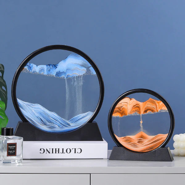 Moving Sand Art Picture — 3D Flowing Sandscape Frame (7")