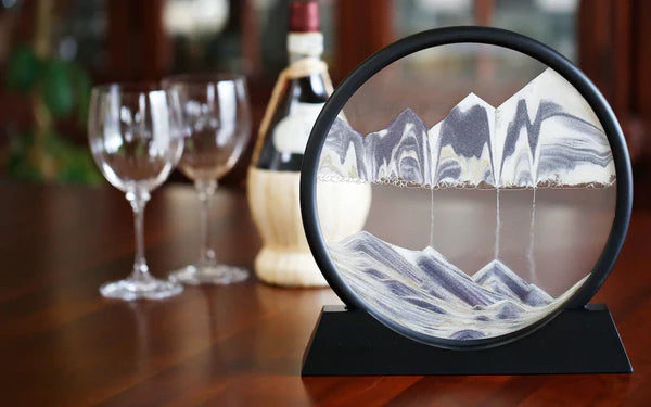 Moving Sand Art Picture — 3D Flowing Sandscape Frame (7")