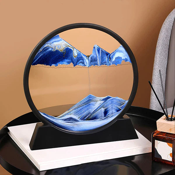 Moving Sand Art Picture — 3D Flowing Sandscape Frame (7")